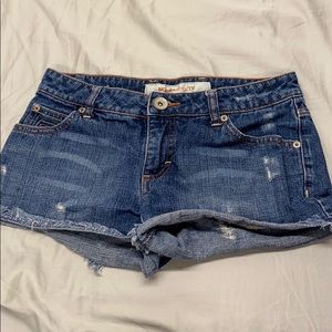 Mossimo Denim Ripped Jean Shorts